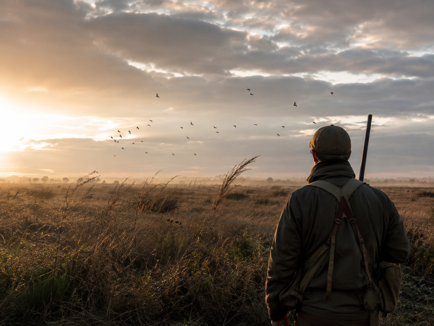 Over and Under Shotgun in the Field